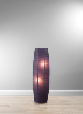 ASDA Paper Floor Lamp with 2 Lights - Purple,