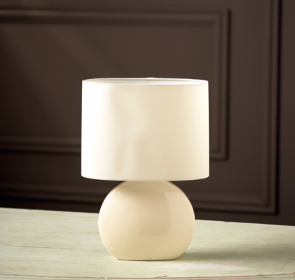 ASDA Minstrel Table Lamp - Cream, Cream AS3343--CR