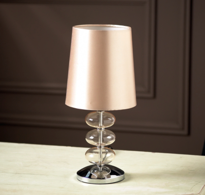 ASDA 3 Ball Glass Table Lamp - Champagne,