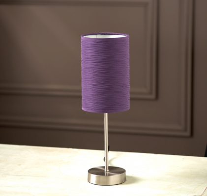 ASDA Touch Table Lamp with Ripple Shade -