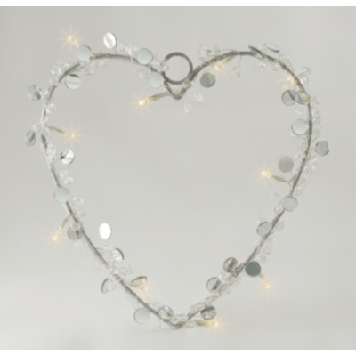 Mirrored Heart Decorative Light
