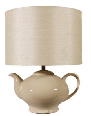 ASDA Teapot Table Lamp - Cream, Cream PR.17045