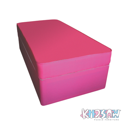 Colour Single Divan Set, Pink DIV8P