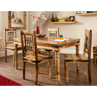 ASDA Mau 1.2m Dining Table and 4 Chairs `J120 and JC