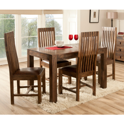 ASDA Goa Dining Table and 4 Chairs - 120cm
