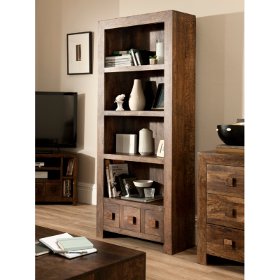 Goa 3 Drawer Bookcase DBC