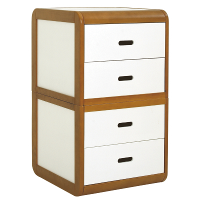 Rio Chest of Drawers - White and Dark