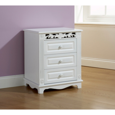 ASDA Nara 3 Drawer Chest, White CAMBRIDGE