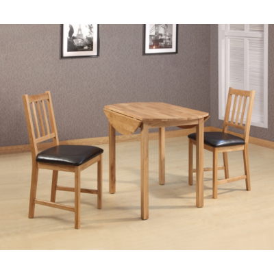 ASDA Abingdon Oak Round Drop Leaf Dining Table and 2