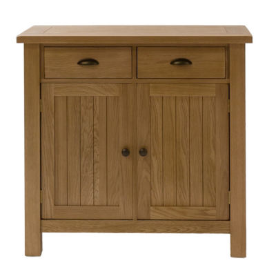 ASDA Beaumaris Solid Oak 2 Door Sideboard, Natural