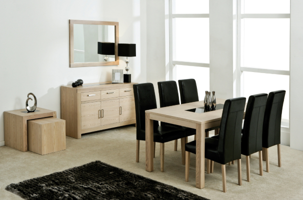 ASDA Stockholm Dining Table and 6 Chairs `STC 6570