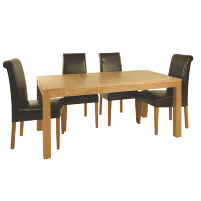 Studio Large Dining Table and 4 Chairs `STD 4000A