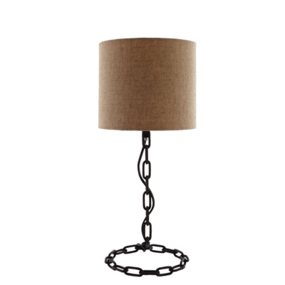 Chain Link Table Lamp, Brown TMT-1239