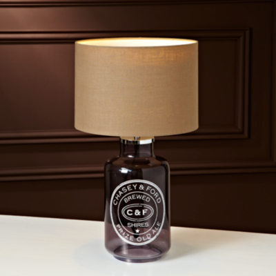 ASDA Bottle Table Lamp, Grey TCT-0994