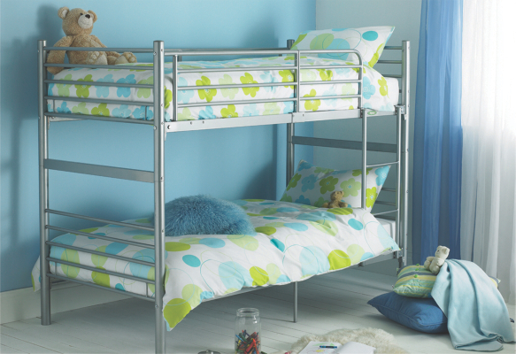 ASDA Felix Bunk Bed with Mattresses `SEATTLE 2XBU5