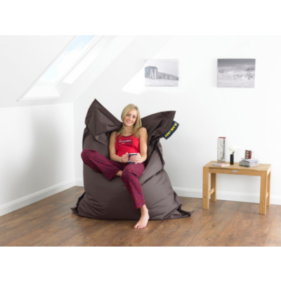 Bean Bag in Brown, Brown `95632 NAVY