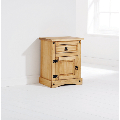 ASDA Rosarita 1 Drawer Bedside Table 19010