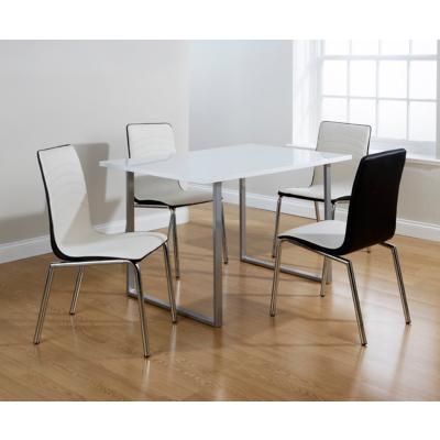 ASDA Berlin Dining Set Chrome Plated 25216