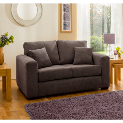 Lincoln Medium Sofa in Brown, Brown