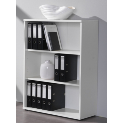 Mura Two Shelf Bookcase in White 71417451