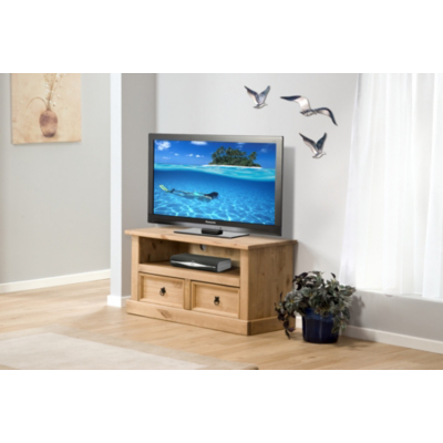 Aztec Mexican Pine Plasma TV Unit 1.1m Wide