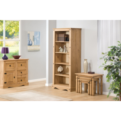 Zte Aztec Mexican Pine Open Bookcase DF035901