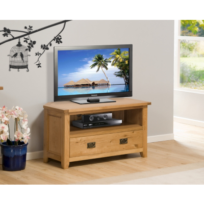 Stirling Oak Corner TV Unit DF03598