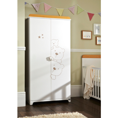 Three Bears Wardrobe, White `506