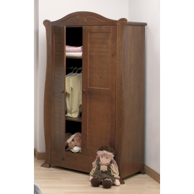 Tutti Bambini Marie Wardrobe - Walnut `506