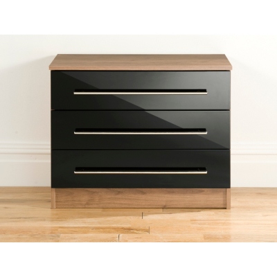 ASDA Manhattan 3 Drawer Chest, Walnut `MANHAT CHEST