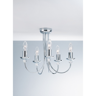 ASDA 5 Arm Chandelier Ceiling Light Fitting,