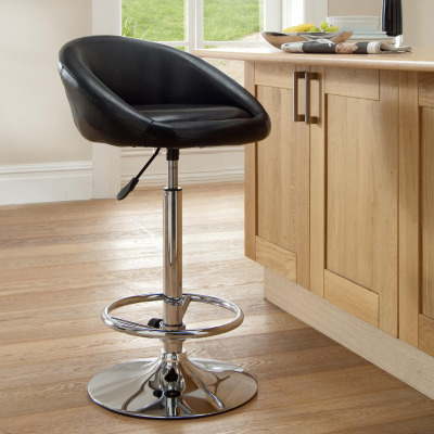 Eclipse Bar Stool - Black