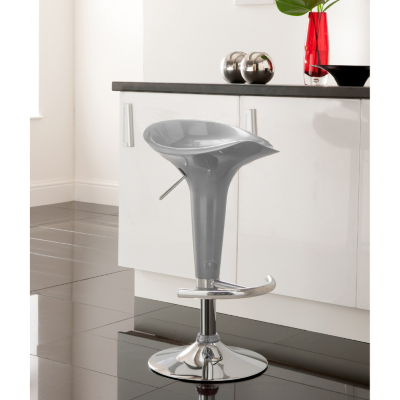 Matrix Bar Stool - Silver