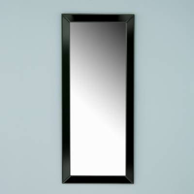 ASDA Black Bevelled Mirror 42x100cm
