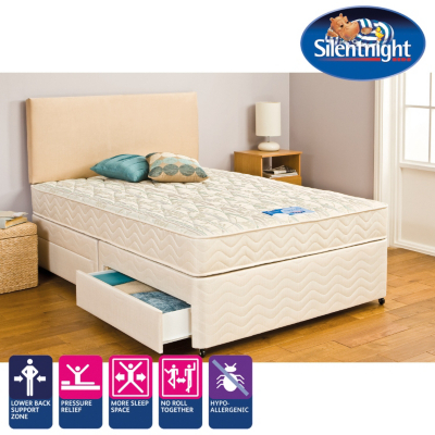 Silentnight Miracoil3 Ortho Double Divan No