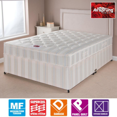 Airsprung Ortho Divan - King No Storage, Beige