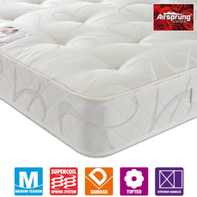 Airsprung Tufted Mattress Single