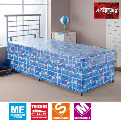 Airsprung Kids Waterproof Divan - Single No