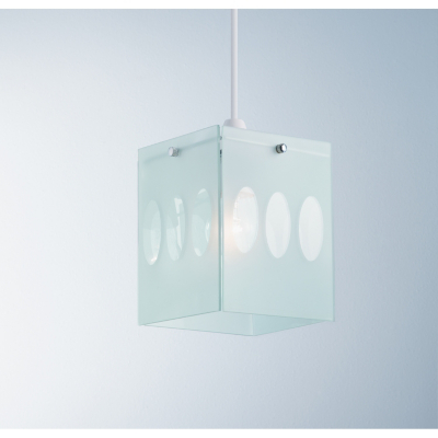 ASDA Frosted Glass Panel Light Pendant