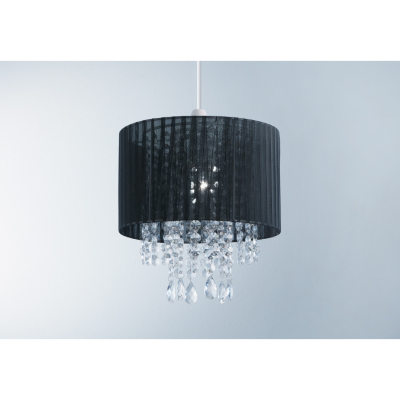 ASDA Voile Pendant Light Shade - Black