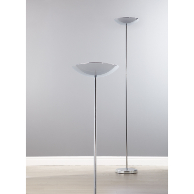 Chrome Uplighter Floor Lamp, Chrome FM1103A