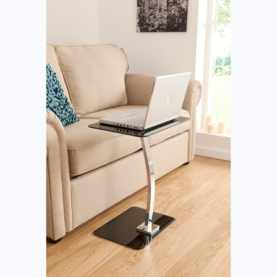 ASDA Glass Laptop Table Black