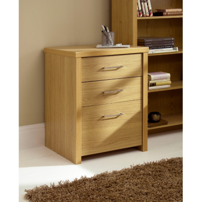 Ascot Filing Cabinet Oak Effect