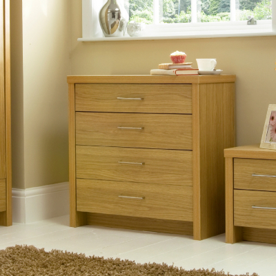 ASDA Ascot Chest Of Drawers - Oak Effect, Oak Effect