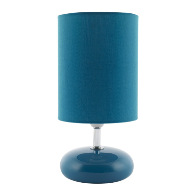 ASDA Pebble Table Lamp - Teal, Teal AS1822-BL