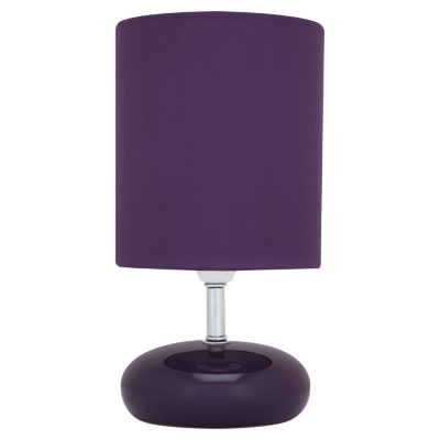 ASDA Pebble Table Lamp - Purple, Purple AS1822-PU