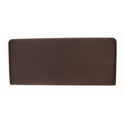 Airsprung 3832 Brooke Faux Suede Chocolate Headboard - Double