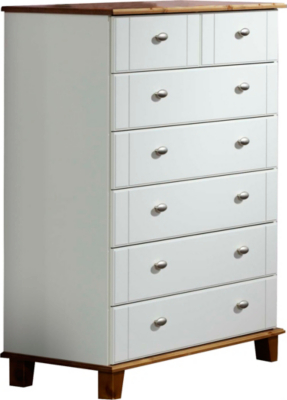 ASDA Madison Large Chest of Drawers, White BUN17MAWH001