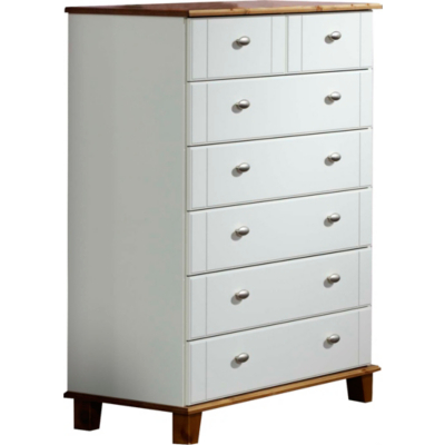 Madison Large Chest of Drawers, White BUN17MAWH001