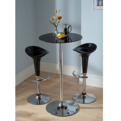Black Glass Table on Asda Direct   Glass Bar Table  Black Glass Customer Reviews   Product